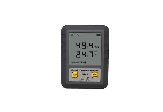 제약 산업 온도 및 습도 센서와 함께 LCD 디스플레이 데이터 로거