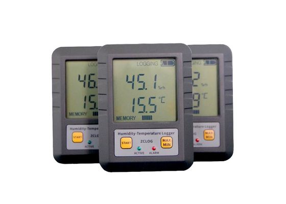 샘플링 간격 0.1분~24시간 제약 산업 WIFI LCD 디스플레이 온도 및 습도 데이터 로거