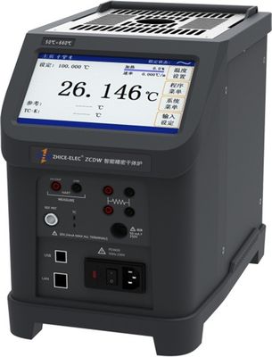 필드 온도 캘리브레이션을 위한 50-660°C 고정도 건조 블록 캘리브레이터