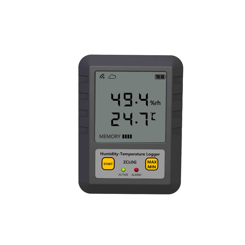 샘플링 간격 0.1분~24시간 제약 산업 WIFI LCD 디스플레이 온도 및 습도 데이터 로거