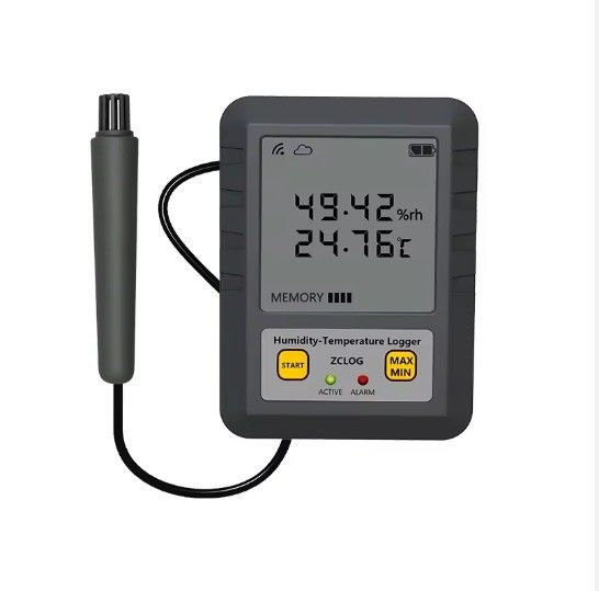 의약품 산업 WIFI LCD 디스플레이 온도 및 습도 데이터 로거 센서 97 * 72 * 31mm